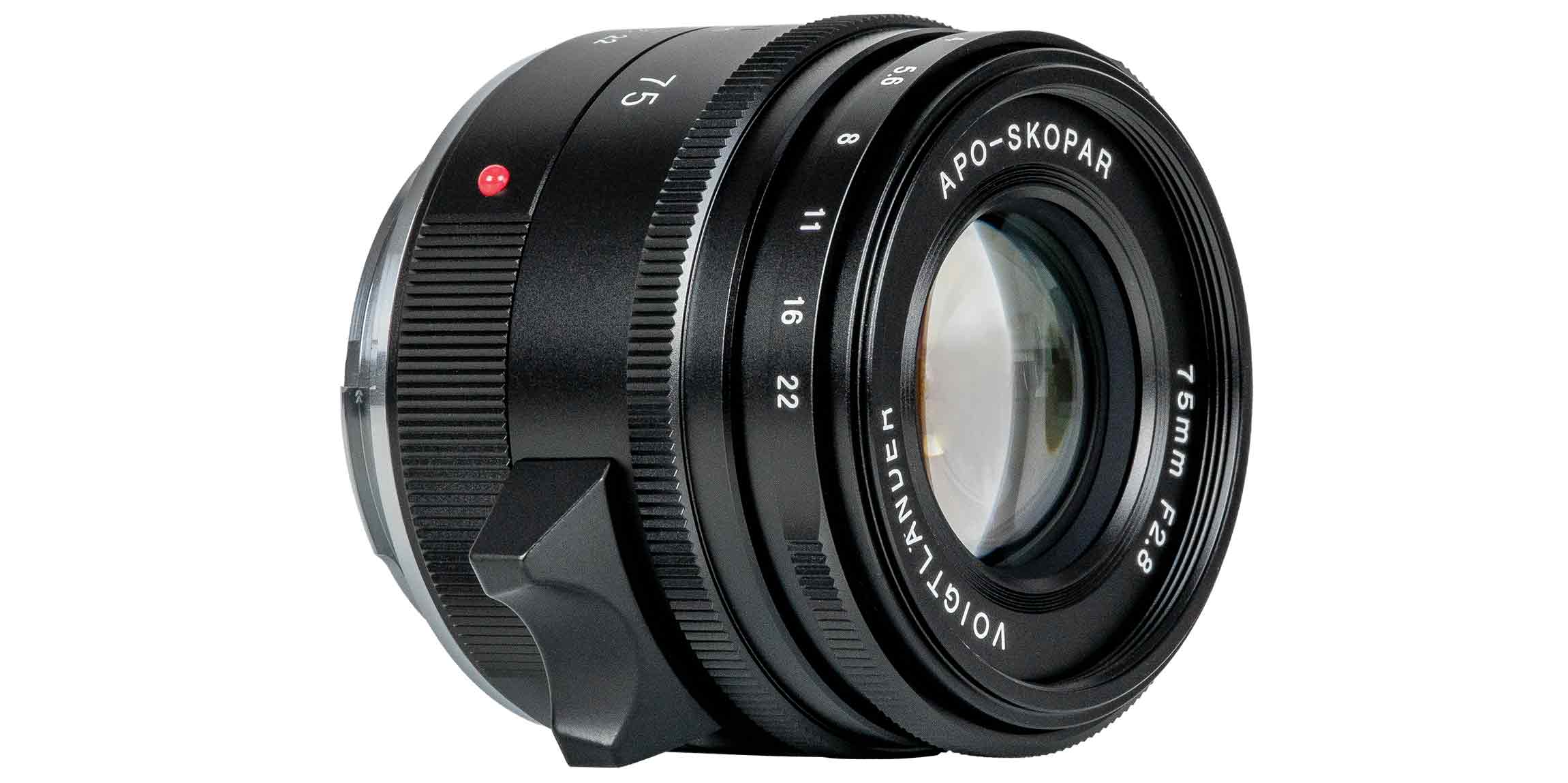 Obiektyw Voigtlander APO Skopar 75 mm f/2,8 do Leica M - czarny - Płynna kontrola nad światłem